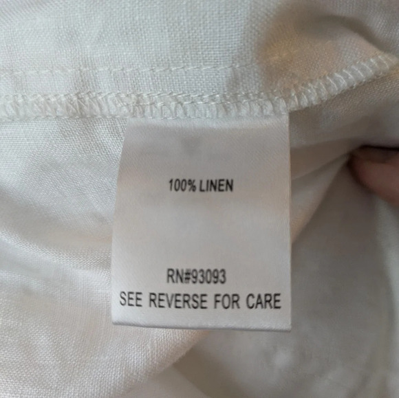 Tyler Boe Po Linen Wide Leg Pants XL NWT - Picture 9 of 9